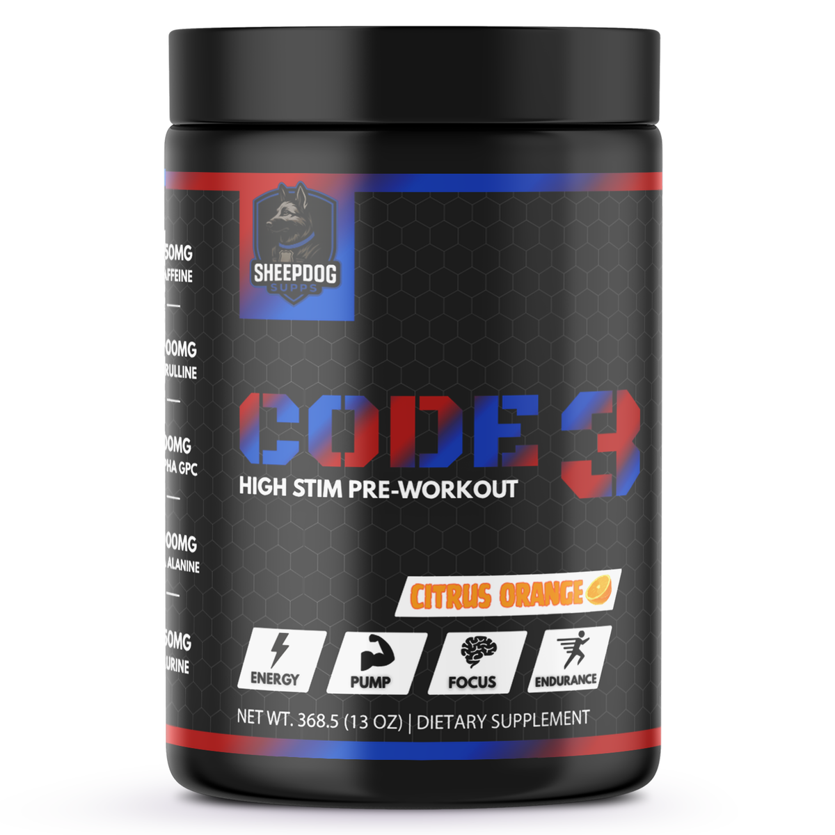CODE3 Pre-Workout – Sheepdog Supps
